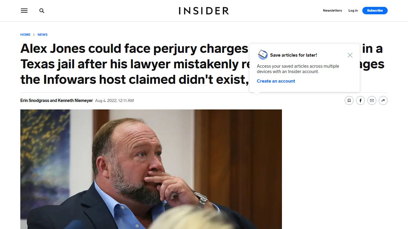 Experts: Alex Jones Could Face Perjury Charges, Jail After Lawyer Gaffe